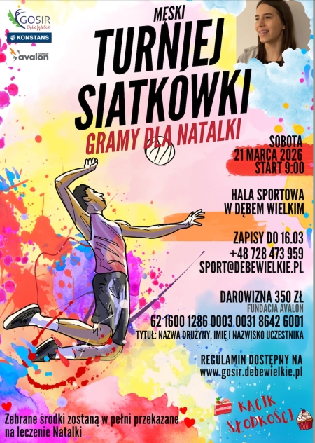 Męski Turniej Siatkówki-Gramy dla Natalki! 