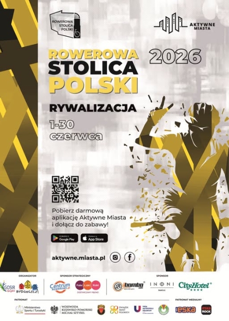 Rowerowa Stolica Polski! 1-30czerwca 2026r.